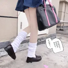ルーズソックス レディース 無地 ロング ホワイト JK 制服 原宿風 ギャル コスプレ 着回し