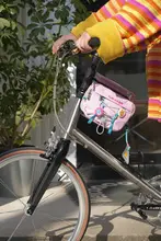 スマートフォン用可視収納バッグ【前横梁取り付けタイプ・自転車用】
