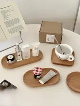 北欧スタイルのブナ製トレイ【アロマキャンドル・小物収納・お茶うけ用】