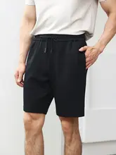 軽量SOFT素材 メンズストレートフィット ショートパンツ【吸湿速乾・ウエストゴム・スタイル】