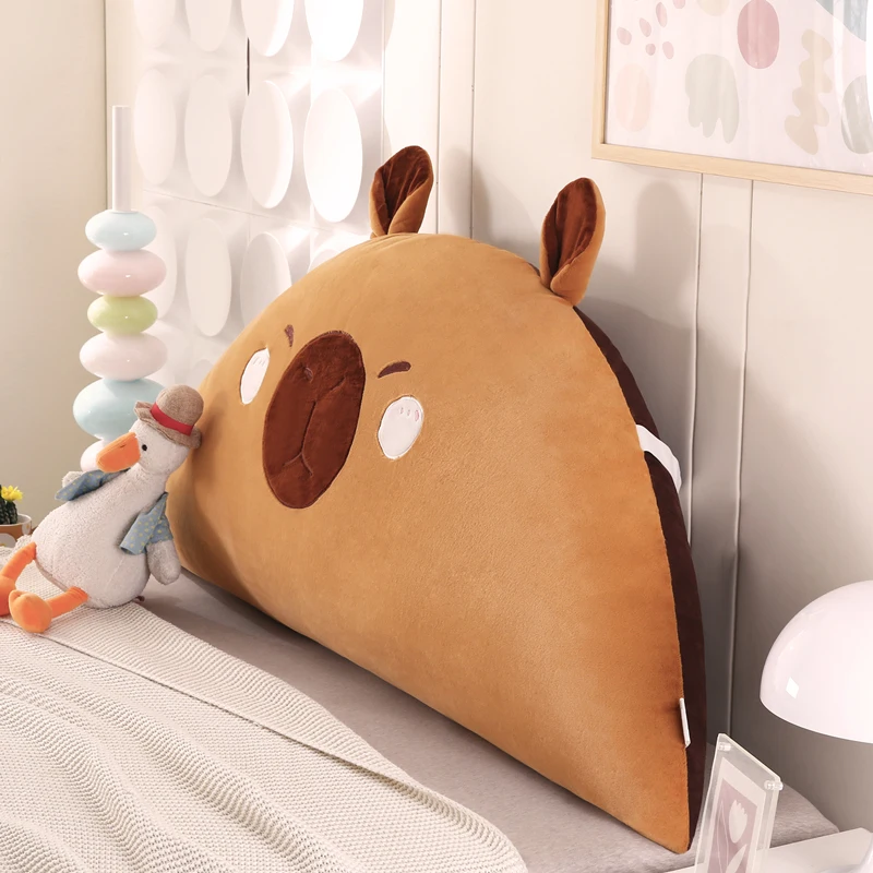 カートゥーンデザインの赤ちゃん用サイドクッション：子供部屋で安心して使えるふわふわ靠垫