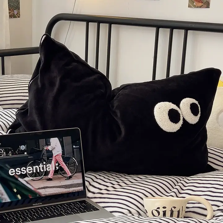 冬用 コットンフランネル ピローセット【枕カバー付き・首のサポート・快眠】