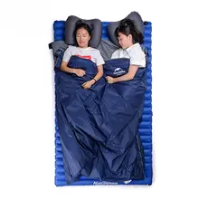 超軽量ポータブルミニスリーピングバッグ【春夏秋用・二人用・封筒型】