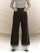 レトロな洗い加工チノパン【ライトコーデュロイ・快適なカジュアルスタイル】（セットアップ対応）