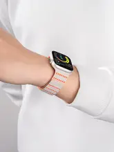 適応型Apple Watch用シリコンバンド【男性用・通気性・極上の柔らかさ・マグネット式】
