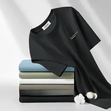 極上の柔らかさの高級コットン男性用半袖Tシャツ【白・防紫外線・速乾】