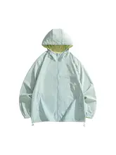 UPF50+リバーシブルフード付き防晒アウター【夏用・レトロデザイン・ゆったりフィット】
