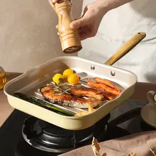 CAROTE 牛排用フライパン【ノンスティック・家庭用・ガス・IH両対応】