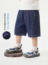 男の子用 コットンデニム ハーフパンツ【夏用・カジュアル】（セットアップ対応）
