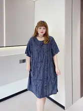 極上の柔らかさ！透かしデザインのニットワンピース【夏用・大きいサイズ・小柄対応】