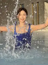 DUDU スポーツ用女性用ラッシュガード【ジッパーデザイン・スタイルアップ・ワンピースタイプ】