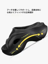 足弓矯正スリッパ【フラットフットサポート・厚底・防滑・消臭】