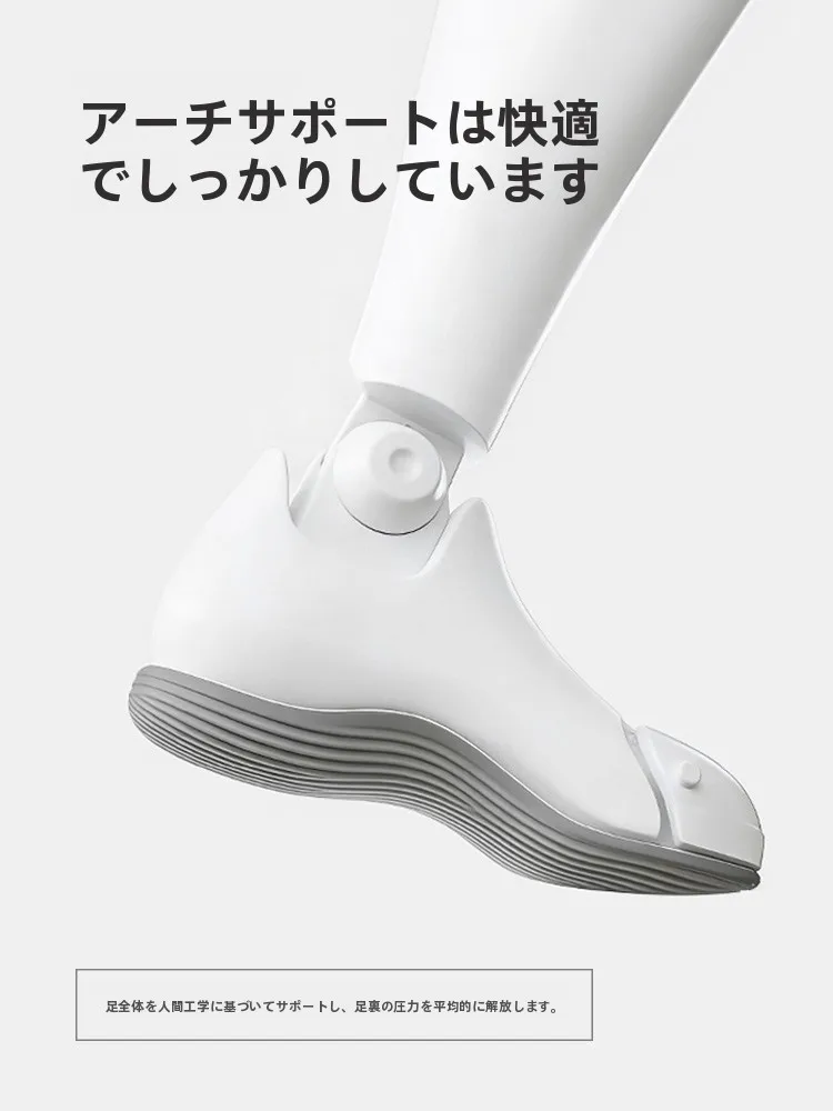 通勤用厚底ミドルカットスニーカー：中帮設計が日常の快適性を支える