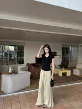 醋酸製のパンツ【高温加工・しわ加工・カジュアルデザイン】（セットアップ対応）