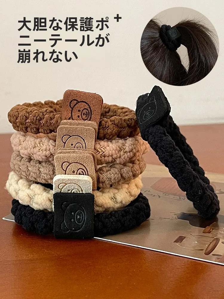 幅広ベアヘアゴム：簡単まとめ髪に最適な高弾力ゴムの実用性と使い方