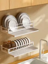 壁掛け式キッチン収納ラック【穴あけ不要・調味料と包丁用・ステンレス製】