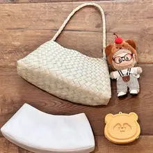 超軽量防水収納ポーチ【デュポン紙・内袋対応・編み込みデザイン】