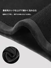 冬用 保温マフラー【アウトドア対応・フリース裏地・首元と顔を守るデザイン】