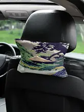 浮世絵デザインの車用ティッシュケース【ハンギングタイプ・統一デザイン】