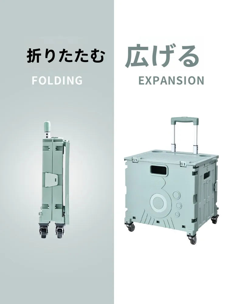 軽量折りたたみ式ハンドル付きショッピングカート：キャンプ・アウトドアで荷物運びに最適な実用性を解説