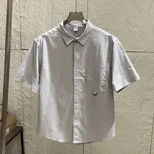 軽量で通気性抜群！男士夏用速乾防晒カジュアルシャツ【ワイドフィット・短袖】