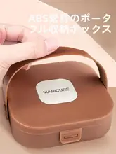防飛沫ネイルクリッパー収納ボックス【家庭用・高級ネイルカッター・男女兼用】（セットアップ対応）