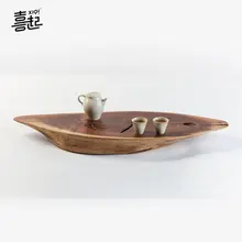 シンプルで創造的な無垢材茶盤【家庭用・乾燥浸水用】