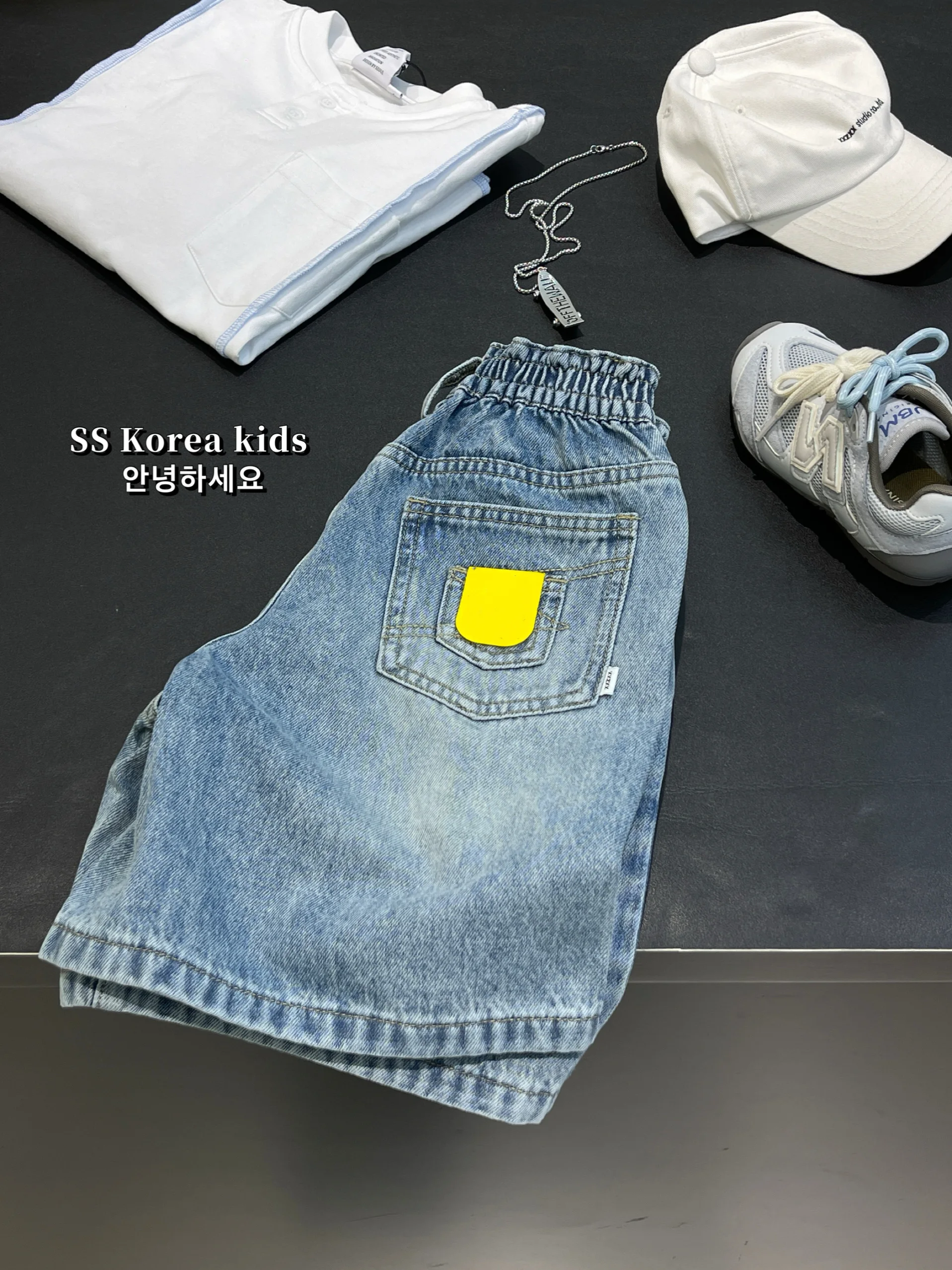 4歳の男の子に合う服のサイズは？夏用のデニムショートパンツが解決するリアルな悩み