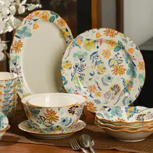 美しい陶器製飯碗【釉下彩・高品質】