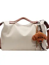 カジュアルキャンバスバッグ【トート・ショルダー・大容量・秋春用】