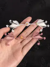 手作りのチャイナドレス用ボタン【国風・玉珠蝶結び・レトロデザイン】
