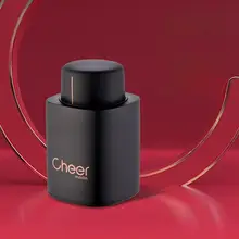cheer ワインストッパー 家庭用真空保存タイプ【ワイン瓶用・シール付きセット】
