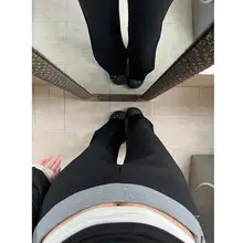 黒のフレアパンツ【女性用・秋冬向け・スポーツ・ヨガ・カジュアル】