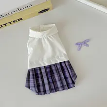 ペットドレス 犬 猫用 JK風 プリンセスワンピース 可愛い 小型犬 お出かけ