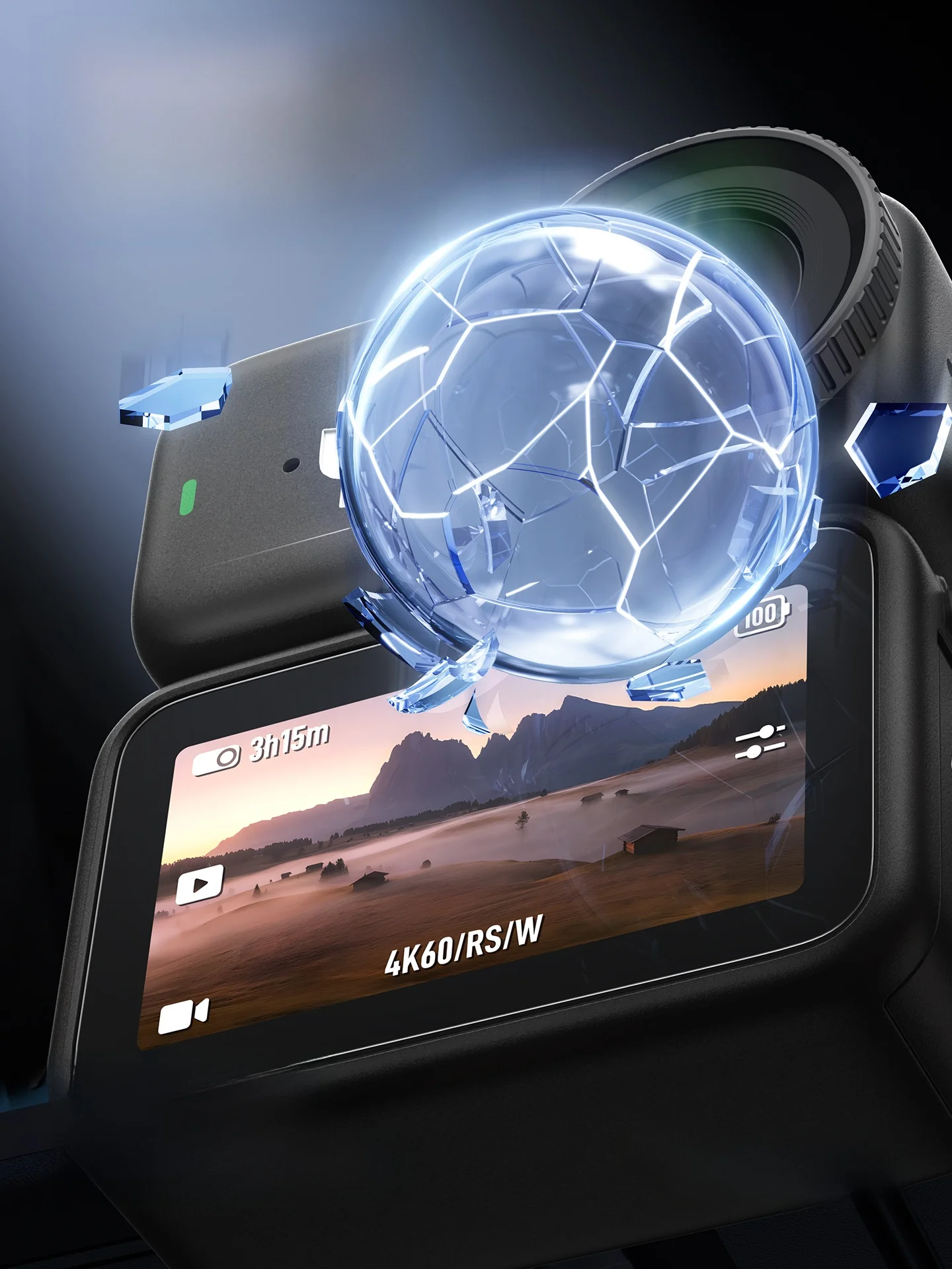 SmartDevil Osmo Nano用強化ガラスフィルム：高透明・反射防止で画面保護を実現