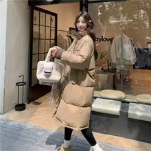 膝下丈の軽量ダウンジャケット【ゆったりシルエット・フラップカラー・高級感】