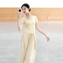 夏用 モダンダンストップス【スリムフィット・クラシックスタイル・女性用】