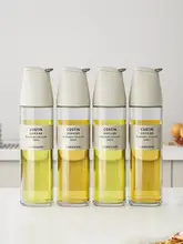 自動開閉機能付き ガラス製キッチン用油瓶【調味料・醤油・油用】
