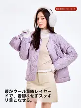 極上の柔らかさの羊毛ダウンコート【軽量・保温・修身・長袖】