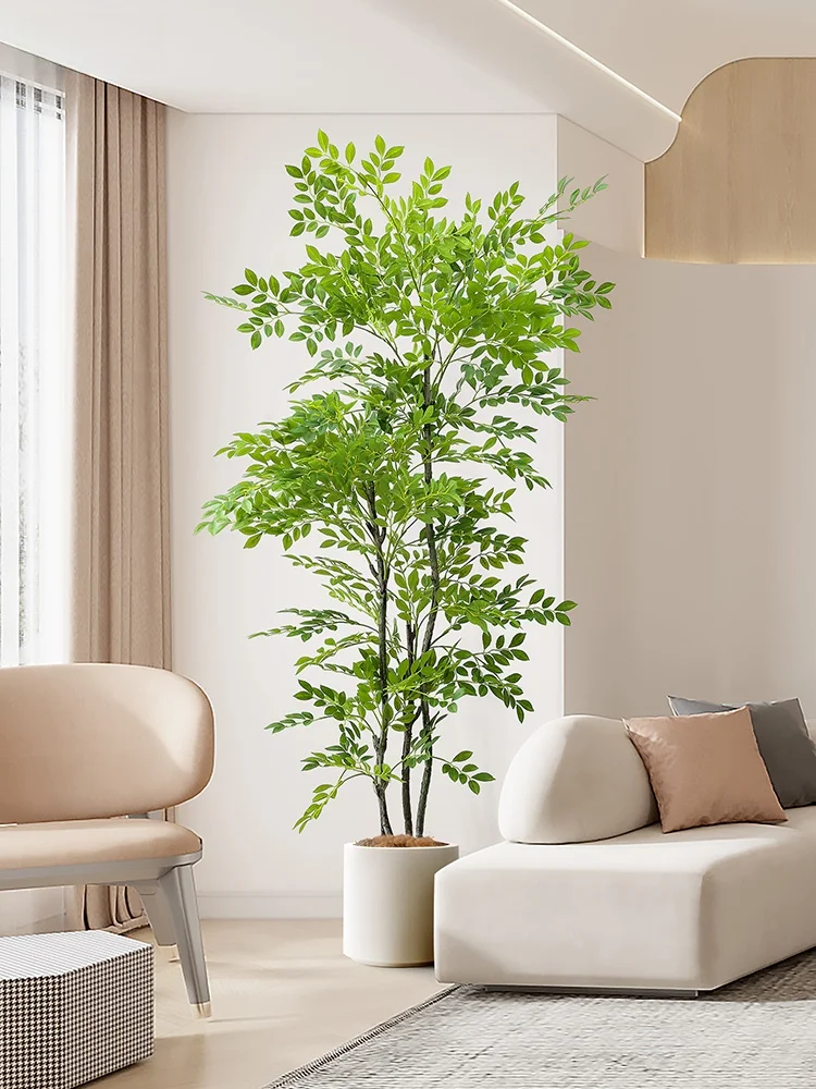 インテリア買い物リストにおけるニレ偽物の木植木鉢の配置ガイド