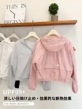 防紫外線薄手透け感シャツ【軽やかで高級感・女性用・小柄向け】
