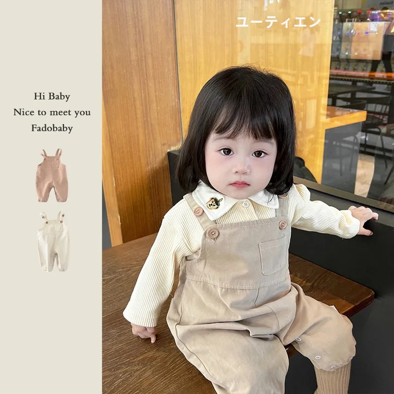 春秋用ユニセックス雙子用オーバーオール：ベビーサイズ選びで実用性とファッションのバランスを実現