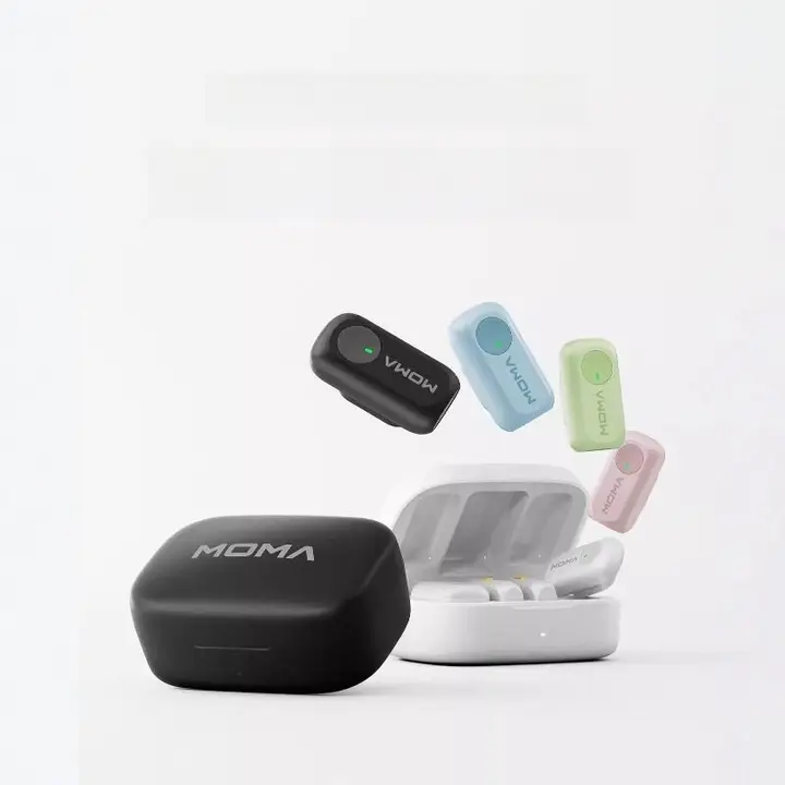 ラベンダーカラーのマイク用クリップ【ホルダー・ミニマルデザイン】