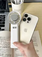 静音充電式ミニハンドファン【持ち運び便利・冷却機能・学生用】