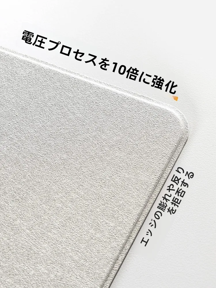 大熊猫デザインのハードタイプマウスパッド：耐汚れで持ち運び便利な女性向け周辺機器
