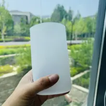 桜デザインのシリコンコーヒーカップカバー【透明・耐衝撃・滑り止め・全包カバー】