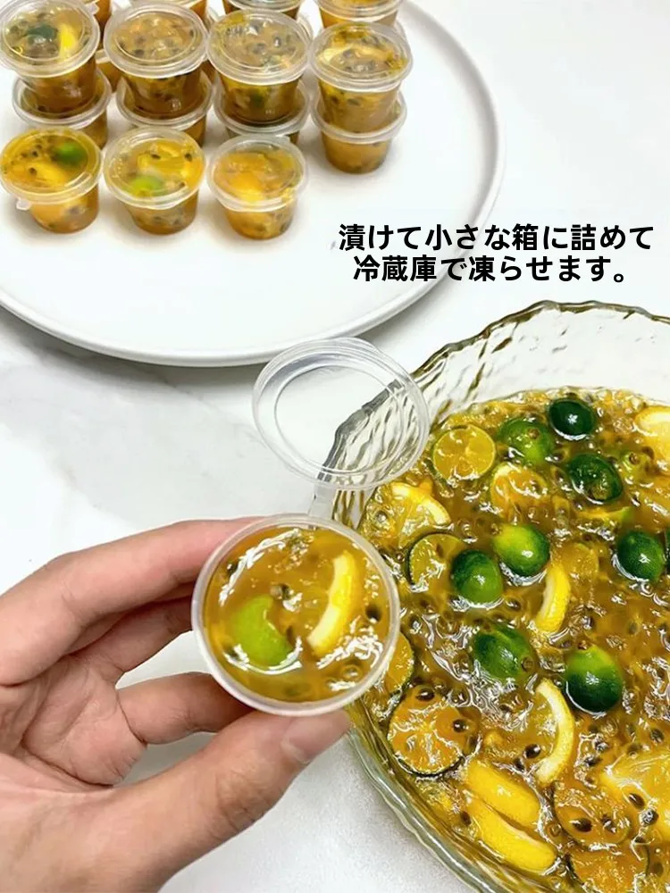 使い捨て調味料容器：一人暮らし向けの冷凍レモン対応分装ボックスの使い勝手と価格帯