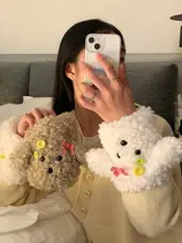 可愛い犬デザインのアームカバー【汚れに強い・オフィス用・成人向け】