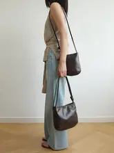 トートバッグ【ハンドル付き・ショルダー・半円形デザイン】
