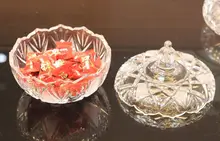 ヨーロピアンスタイル ガラス製キャンディジャー【収納ボックス・お菓子・調味料・ジュエリーボックス】
